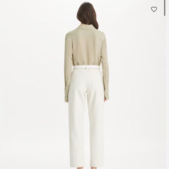 Tory Burch Slim Jean Soft Oatmeal - Picture 3 of 6